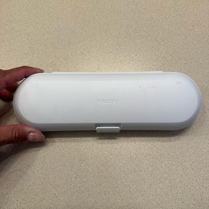 PHILIPS Sonicare Toothbrush travel case on white.